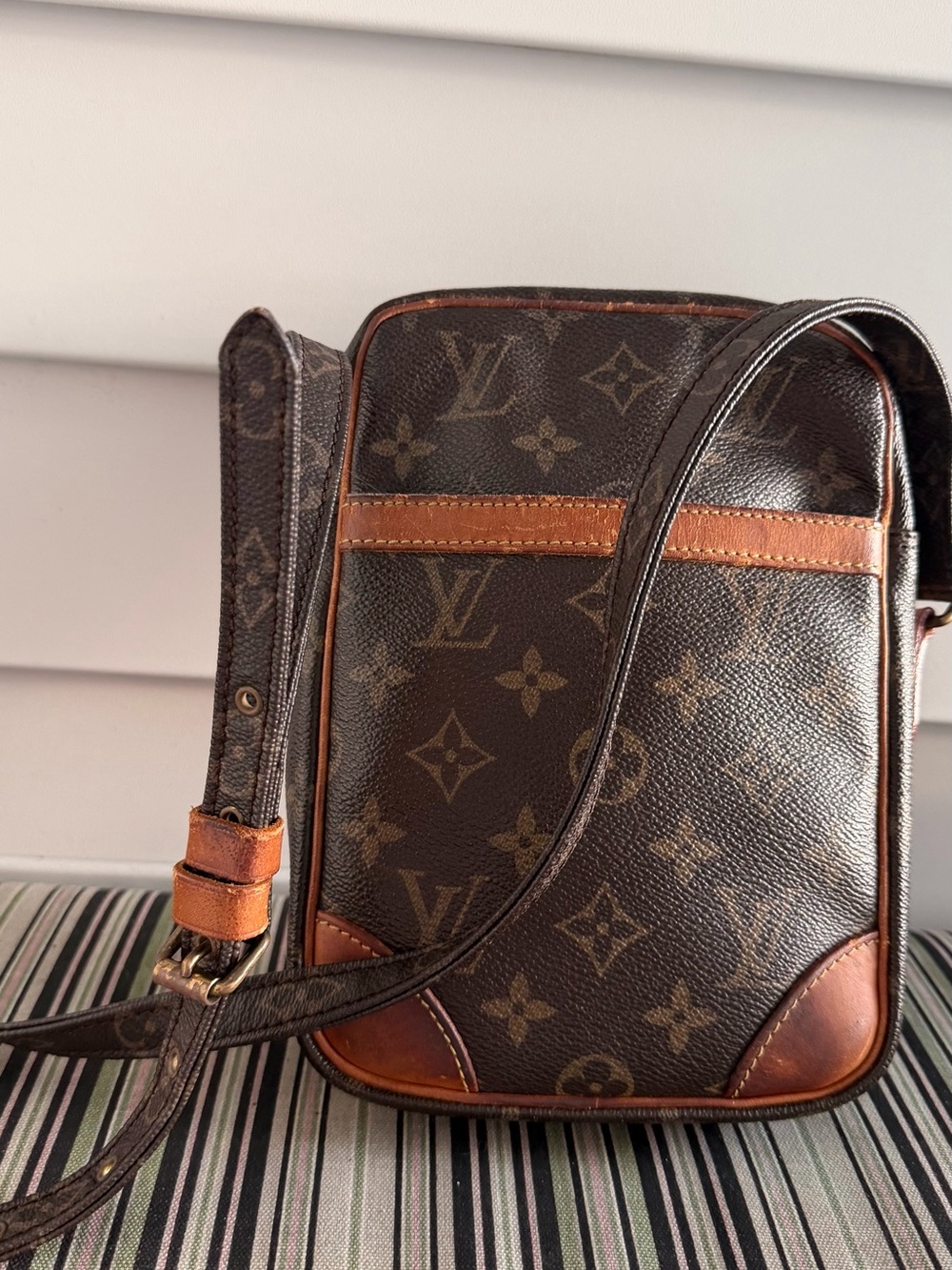 Louis Vuitton Vintage Danube PM Monogram Crossbody Bag